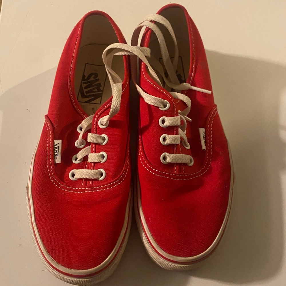 Red authentic vans - Picture 9 of 10